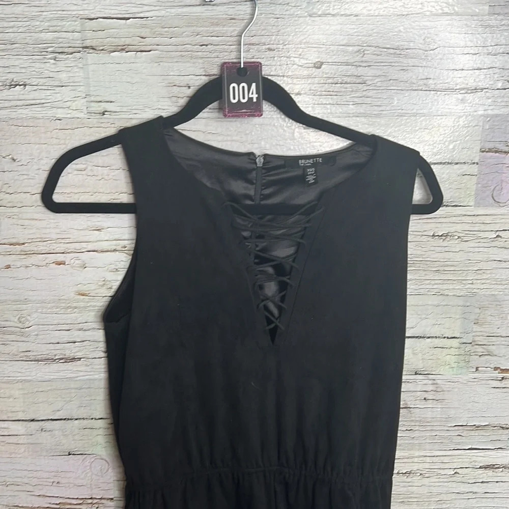 4. Brunette the label velour romper back size  xs /s - Picture 3 of 6